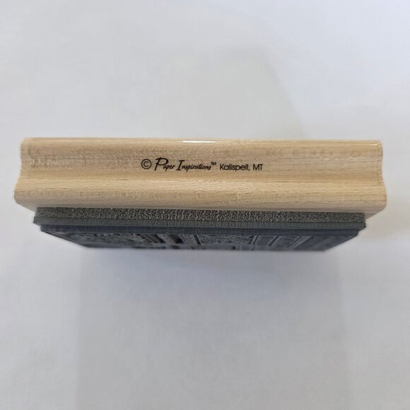 Paper Inspirations Mounted Rubber Stamp G0119 Column Collage - Picture 5 of 10